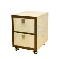 Тумба Квадро напольная, подкатная