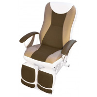 Педикюрное косметологическое кресло &quot;Ирина&quot; (Электропривод, 4 мотора) (высота 550 - 850м)