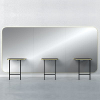 Зеркало парикмахерское &quot;Madison Gold Infinite 3P&quot;