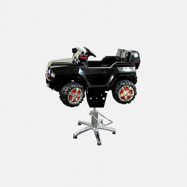 Детское парикмахерское кресло Машинка Мерседес Блэк