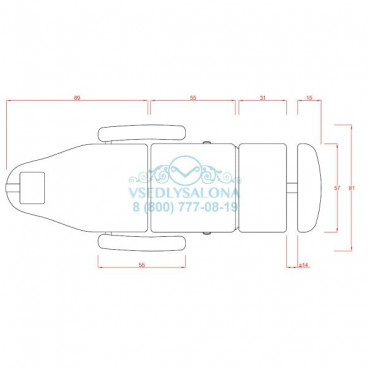 Кресло косметологическое МК45