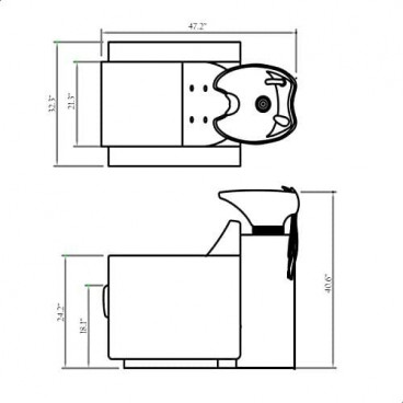 Парикмахерская мойка &quot;Otto&quot;
