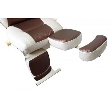 Педикюрное косметологическое кресло &quot;Ирина&quot; (Электропривод, 3 мотора) (высота 550 - 850мм)