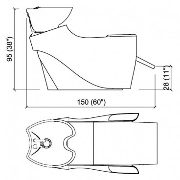 Мойка парикмахерская &quot;MUU MUU ECO E&quot;