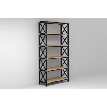 Стеллаж для барбершопа Edwin