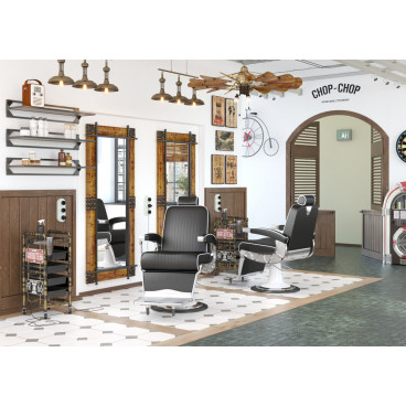 Зеркало барбершоп &quot;Мичиган&quot;