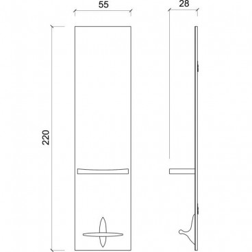 Зеркало парикмахерское &quot;MIROK ANNIVERSARY&quot;
