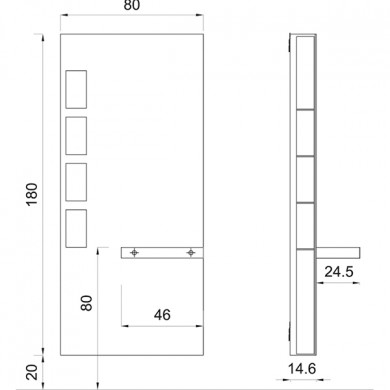 Зеркало парикмахерское "Experience Station"