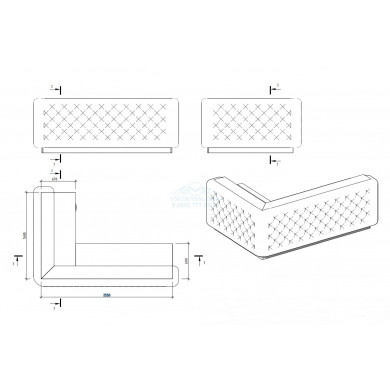 Стойка администратора ресепшн парикмахерский Mme De Pompadour