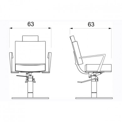 Кресло парикмахерское &quot;SKERAIOTIS&quot;