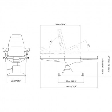 Косметологическое кресло &quot;Lemi HydroGyno&quot;
