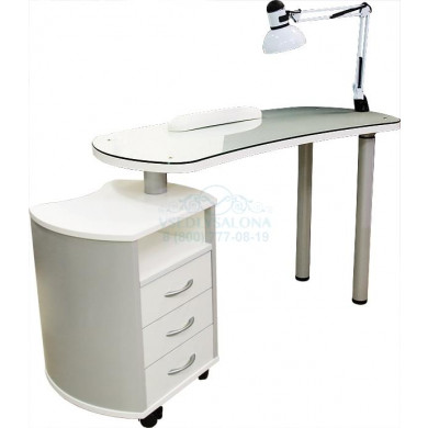 Стол маникюрный однотумбовый E/0155
