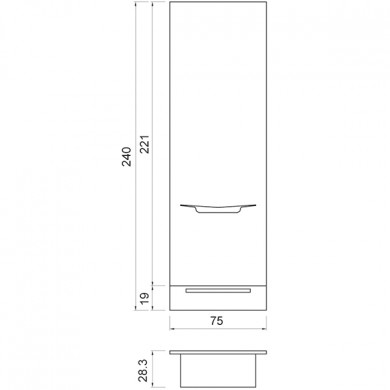 Зеркало парикмахерское &quot;Prince&quot;