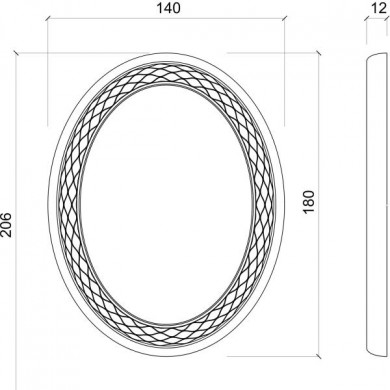 Зеркало парикмахерское &quot;Venus Wall&quot;