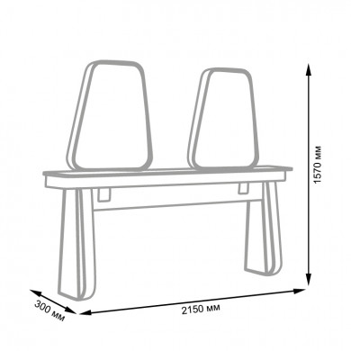 Парикмахерское зеркало "Мирвуд"
